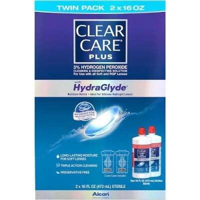 Clear Care® Plus Solution, 2 Pack