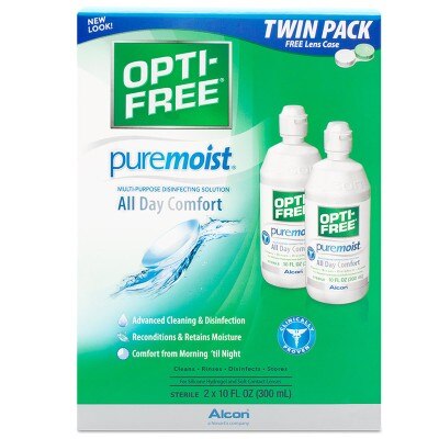 OPTI-FREE® PureMoist® Solution, 2 pack