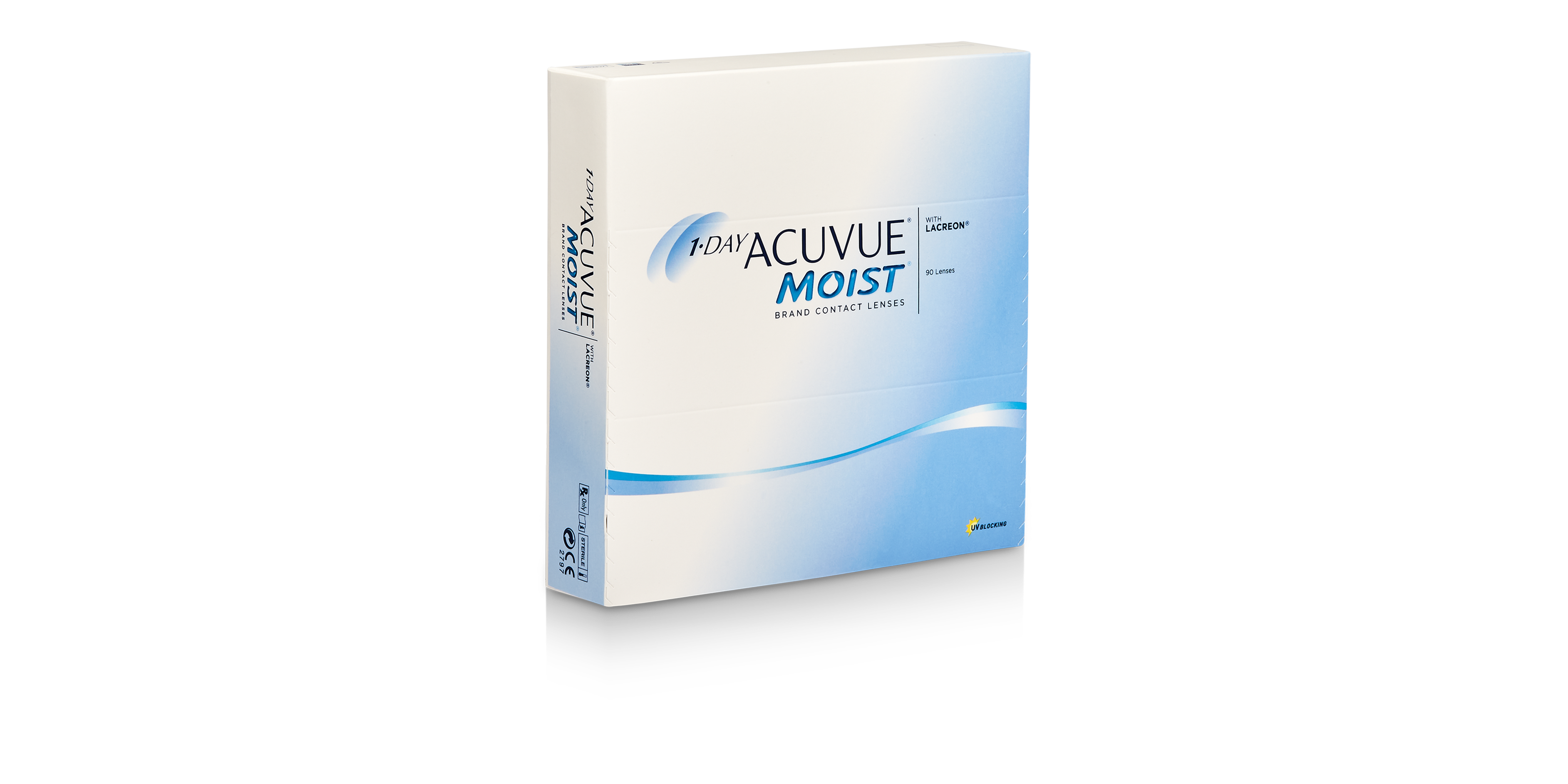 1-Day Acuvue® Moist, 90 pack contact lenses