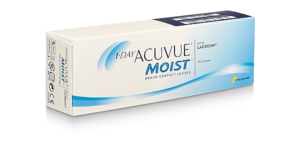 1-Day Acuvue® Moist, 30 pack contact lenses