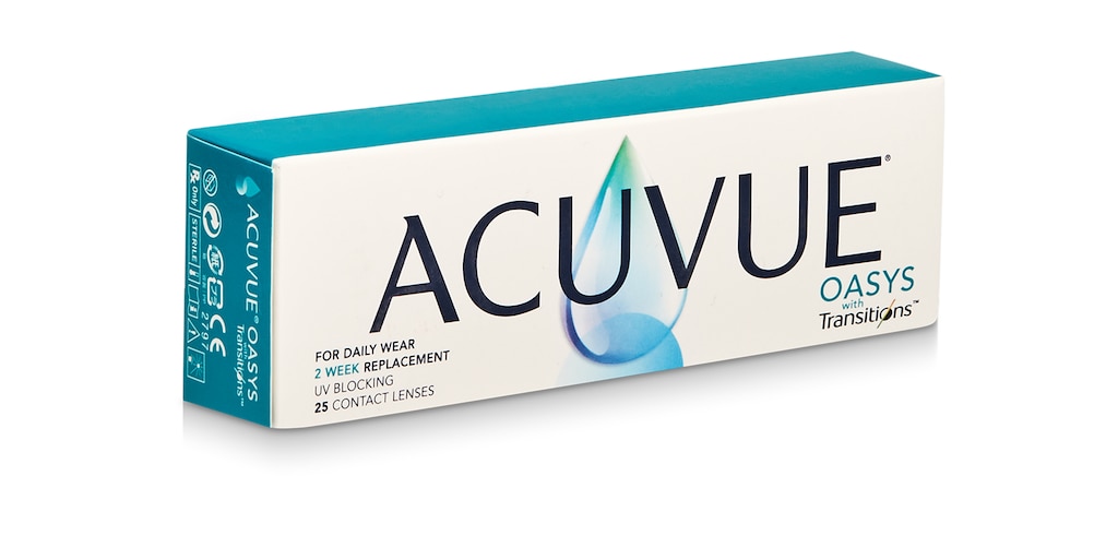 ACUVUE® OASYS with Transitions™, 25 Pack ContactsDirect®