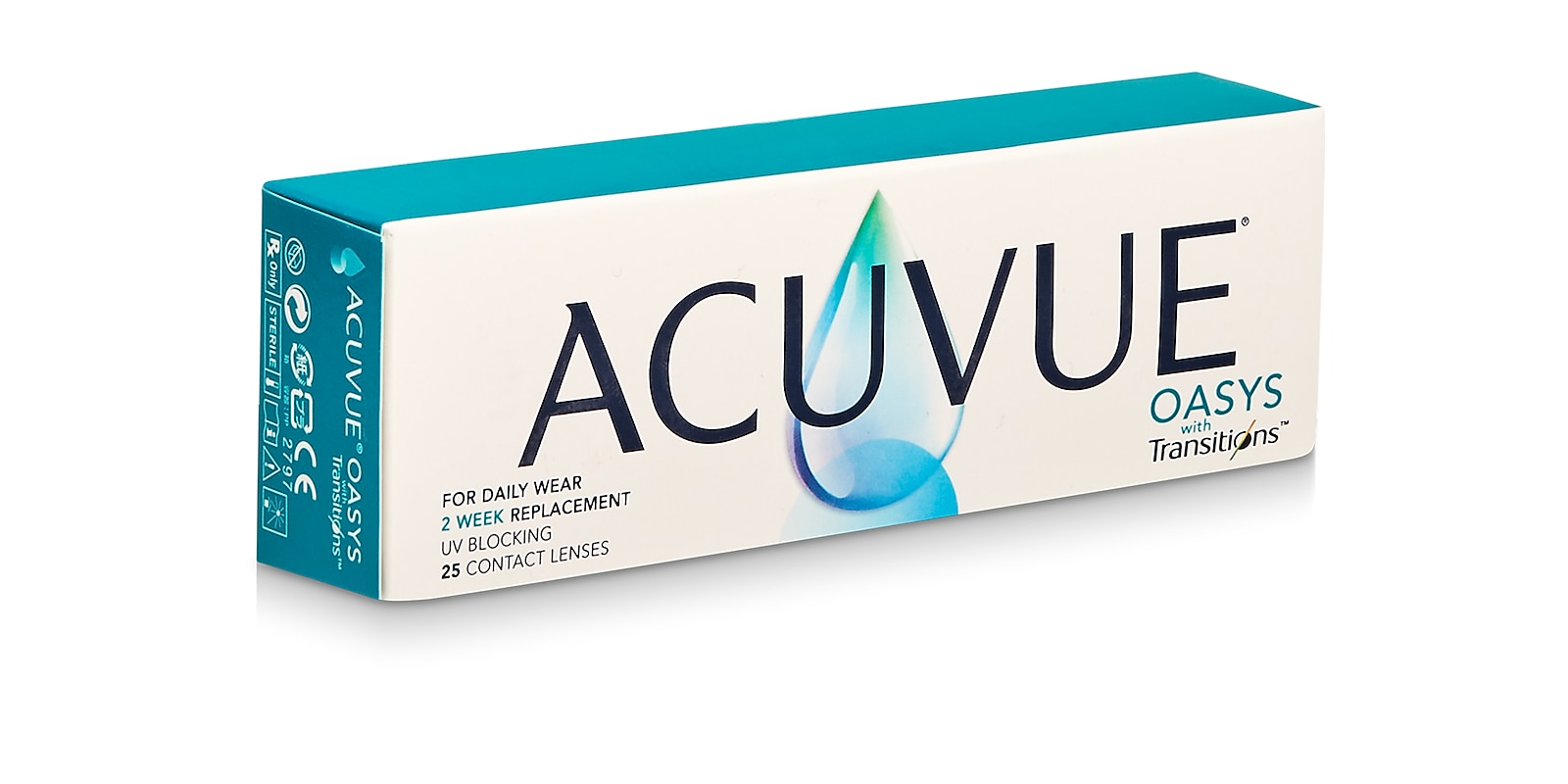 ACUVUE® OASYS with Transitions™,  25 Pack contact lenses