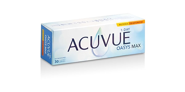 ACUVUE OASYS® MAX 1-DAY Multifocal for Astigmatism, 30 pack contact lenses