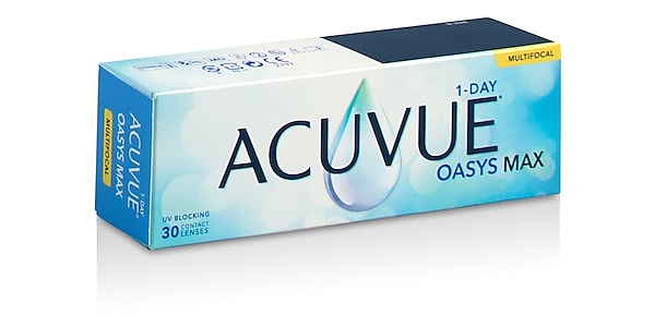 ACUVUE® OASYS MAX 1-Day Multifocal, 30 pack contact lenses