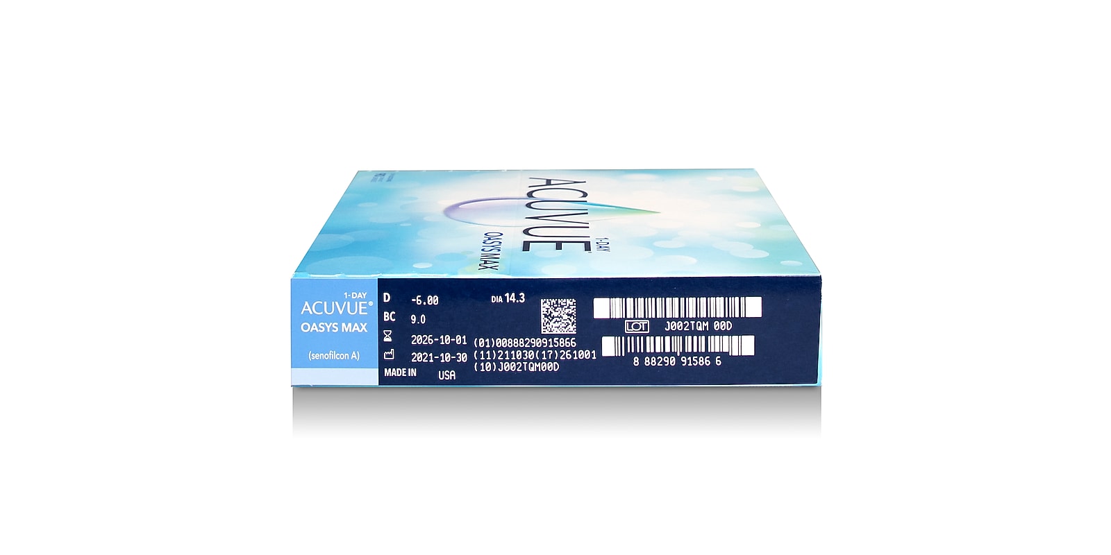 ACUVUE® OASYS MAX 1-Day, 90 pack contact lenses details
