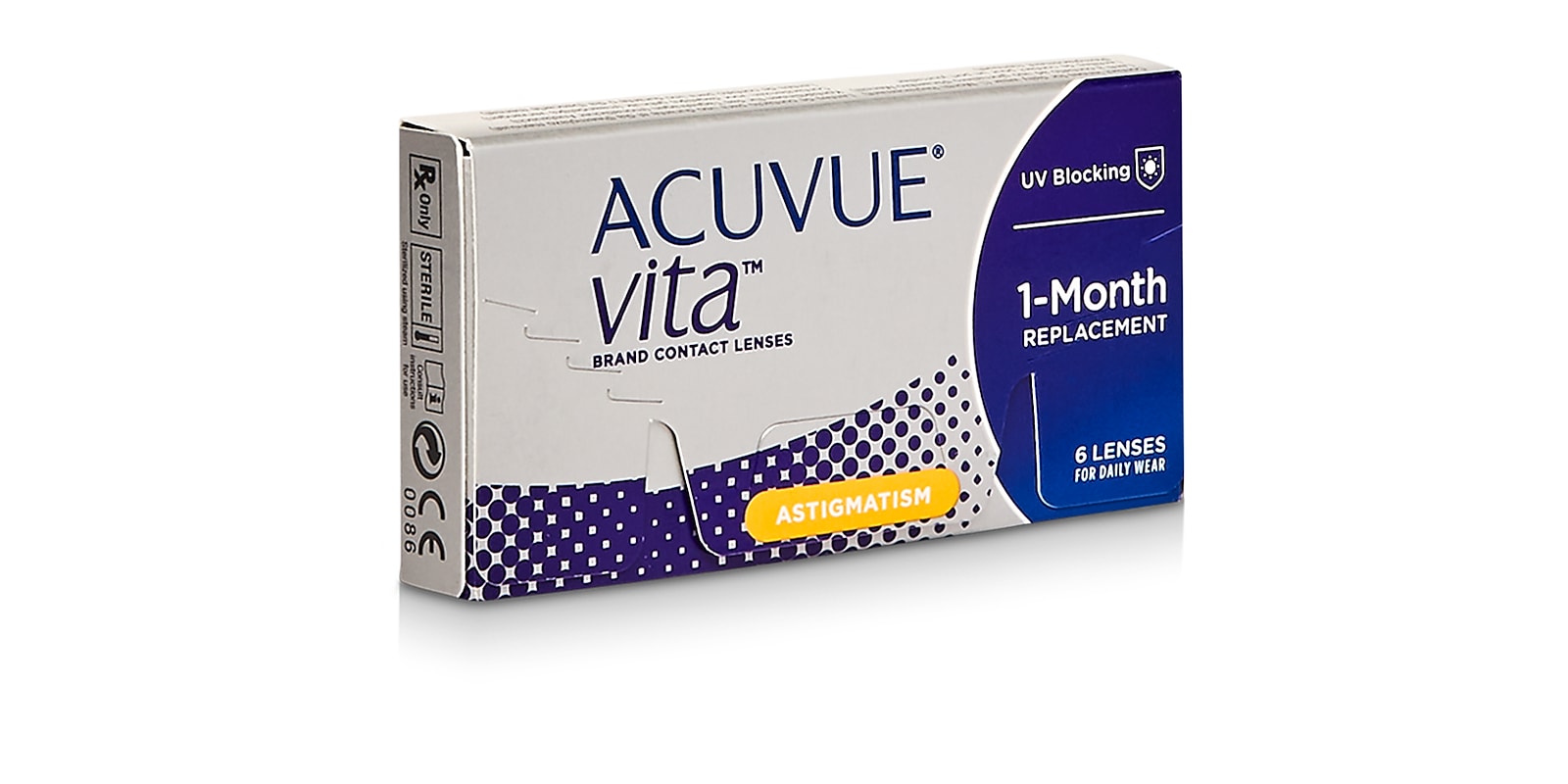 Acuvue® Vita for Astigmatism, 6 pack contact lenses