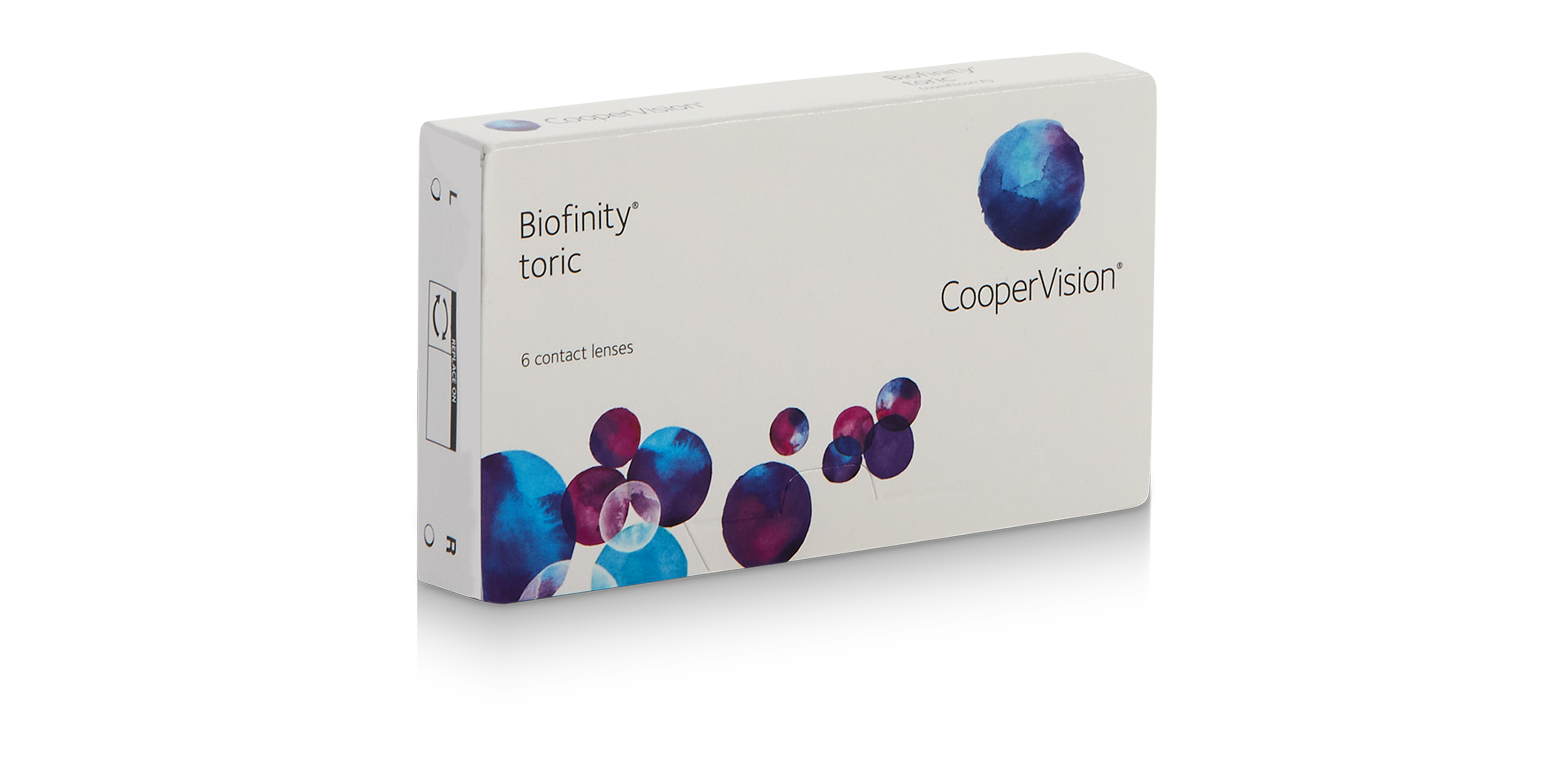 Biofinity Toric, 6 pack contact lenses