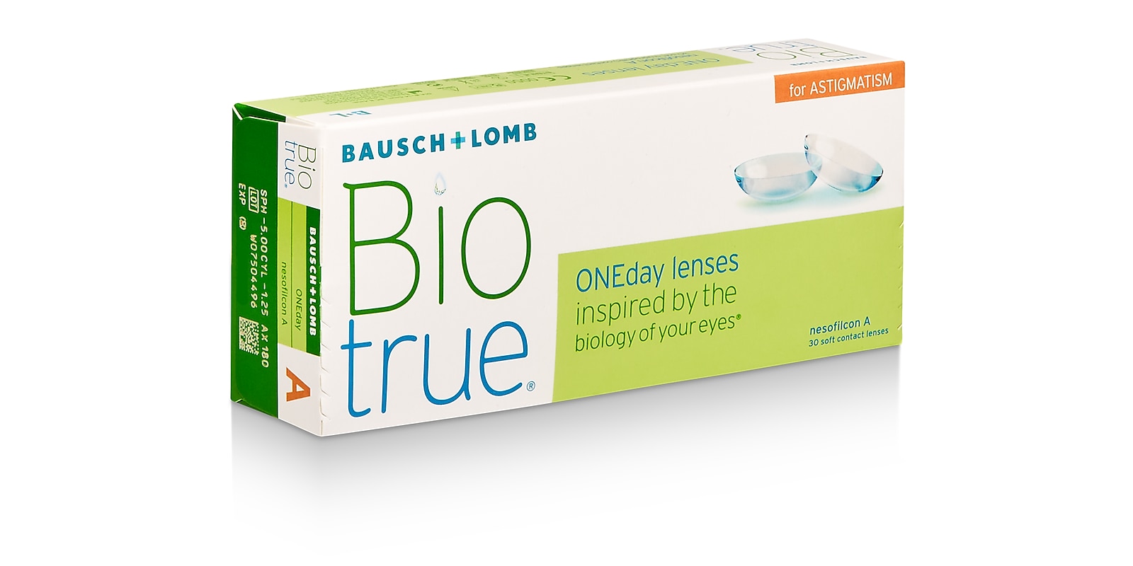 Biotrue OneDay For Astigmatism, 30 pack contact lenses