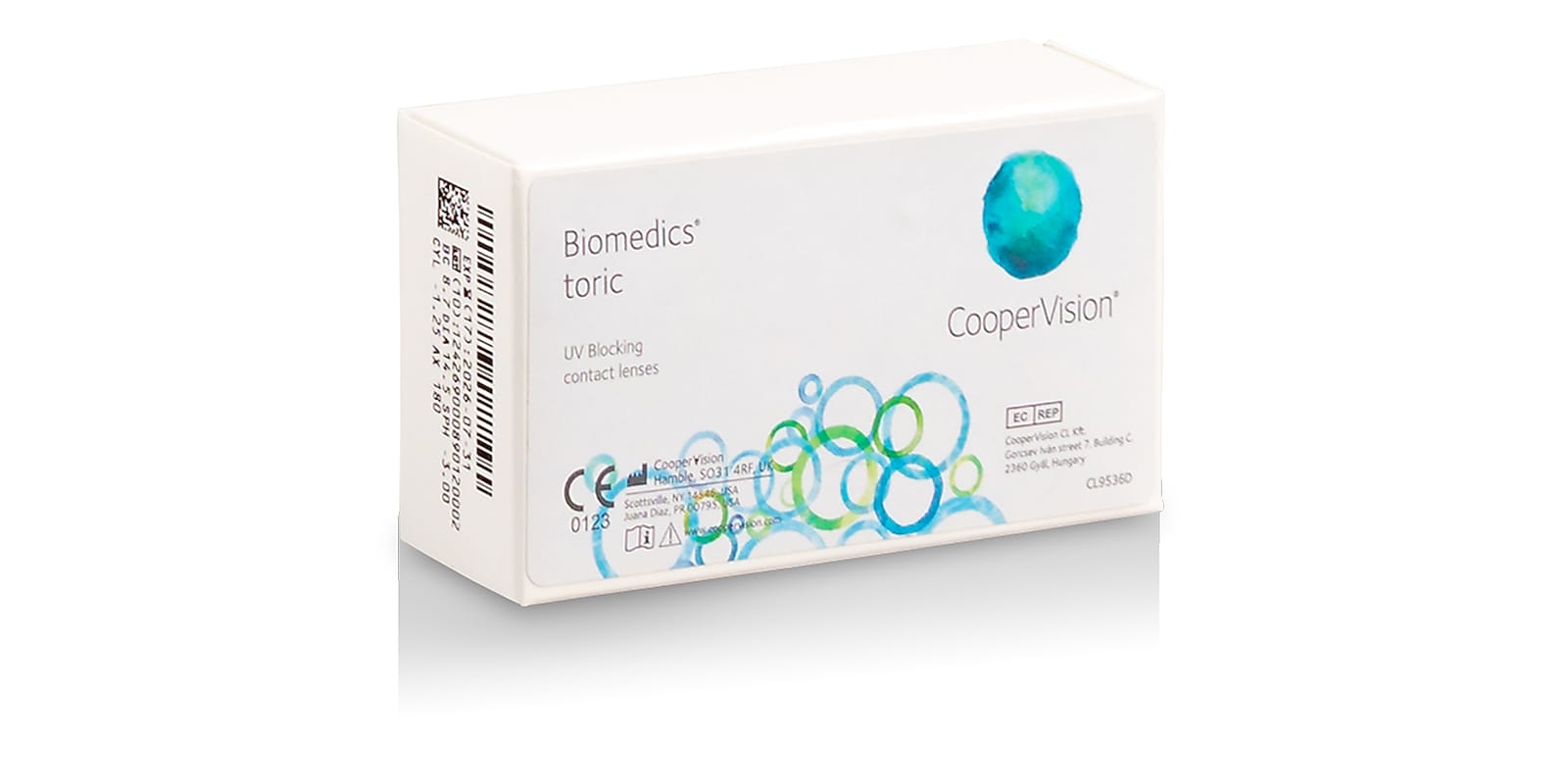 Biomedics Toric, 6 pack contact lenses