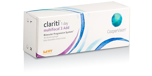 Clariti 1 Day Multifocal 3 ADD, 30 pack contact lenses