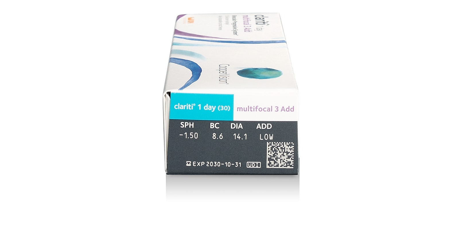 Clariti 1 Day Multifocal 3 ADD, 30 pack contact lenses details