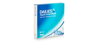 Dailies® AquaComfort Plus®, 90 pack contact lenses