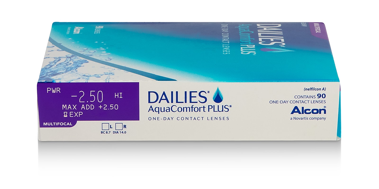 Dailies® AquaComfort Plus® Multifocal, 90 pack contact lenses details