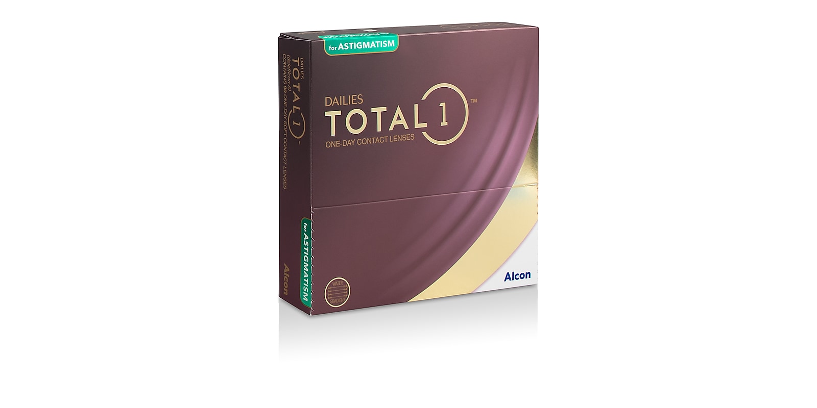 DAILIES TOTAL1® for Astigmatism, 90 pack contact lenses